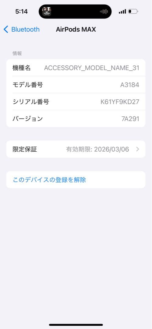 イヤホン AirPods Pro MAX