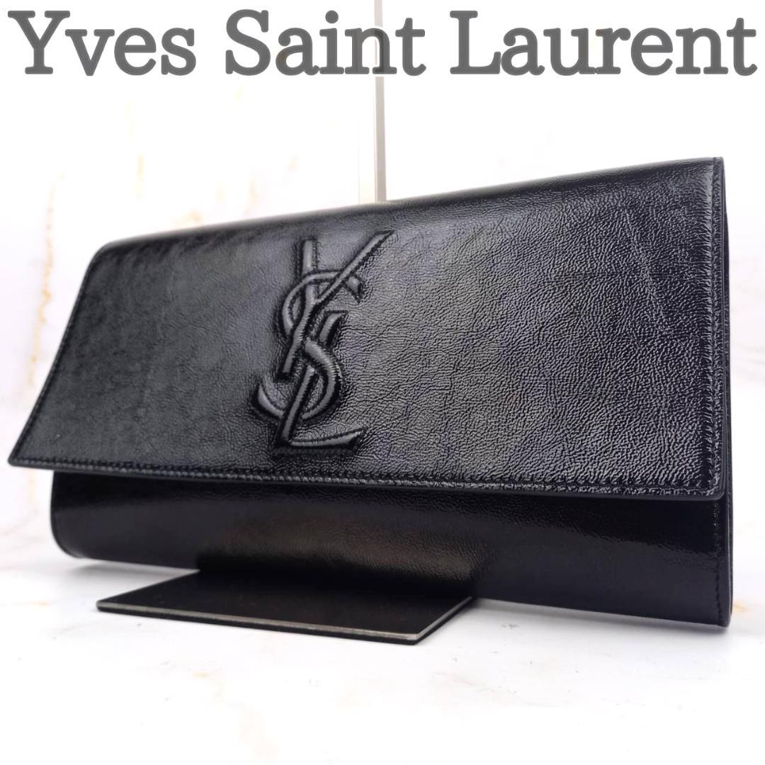 ✨未使用級✨ イヴサンローラン リヴゴーシュ クラッチバッグ セカンドバッグ 黒