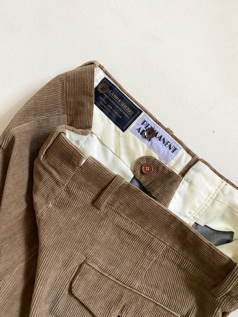 パンツ HOLLAND&SHERRY corduroy slacks