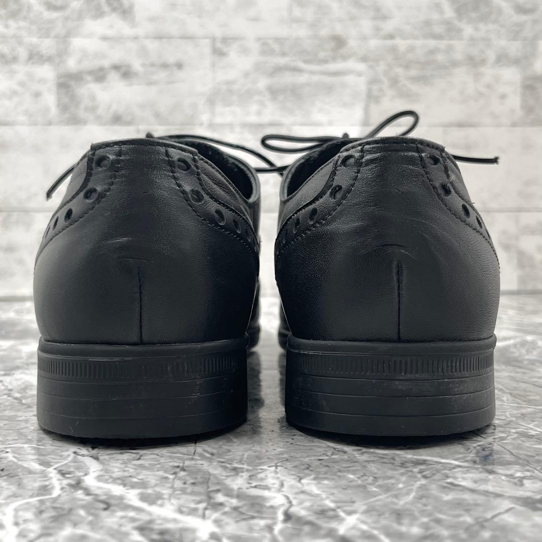 【美品】 ショセ トラベルシューズ 革靴 23cm ブラック 晴雨兼用 レザー