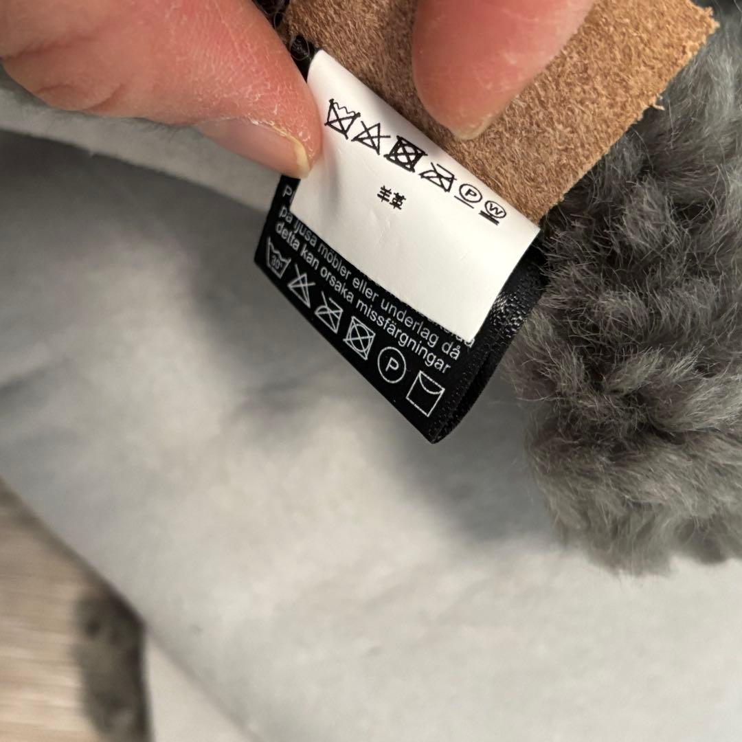 アクタス購入　MS Sweden 羊毛 シープスキンラグ グレー