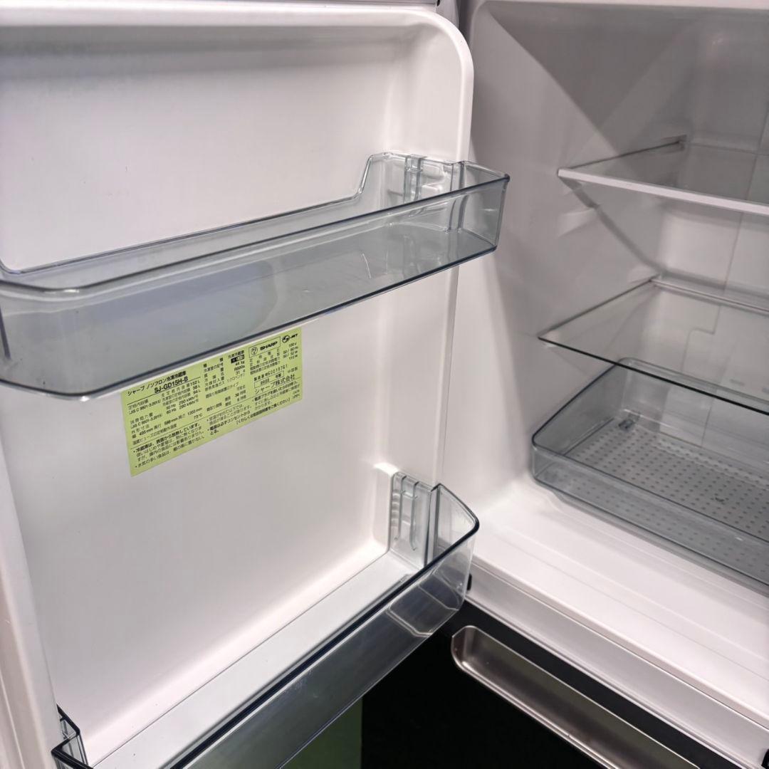 665 関東配送無料　東京発　SHARP　ガラスパネル　冷蔵庫　一人暮らし