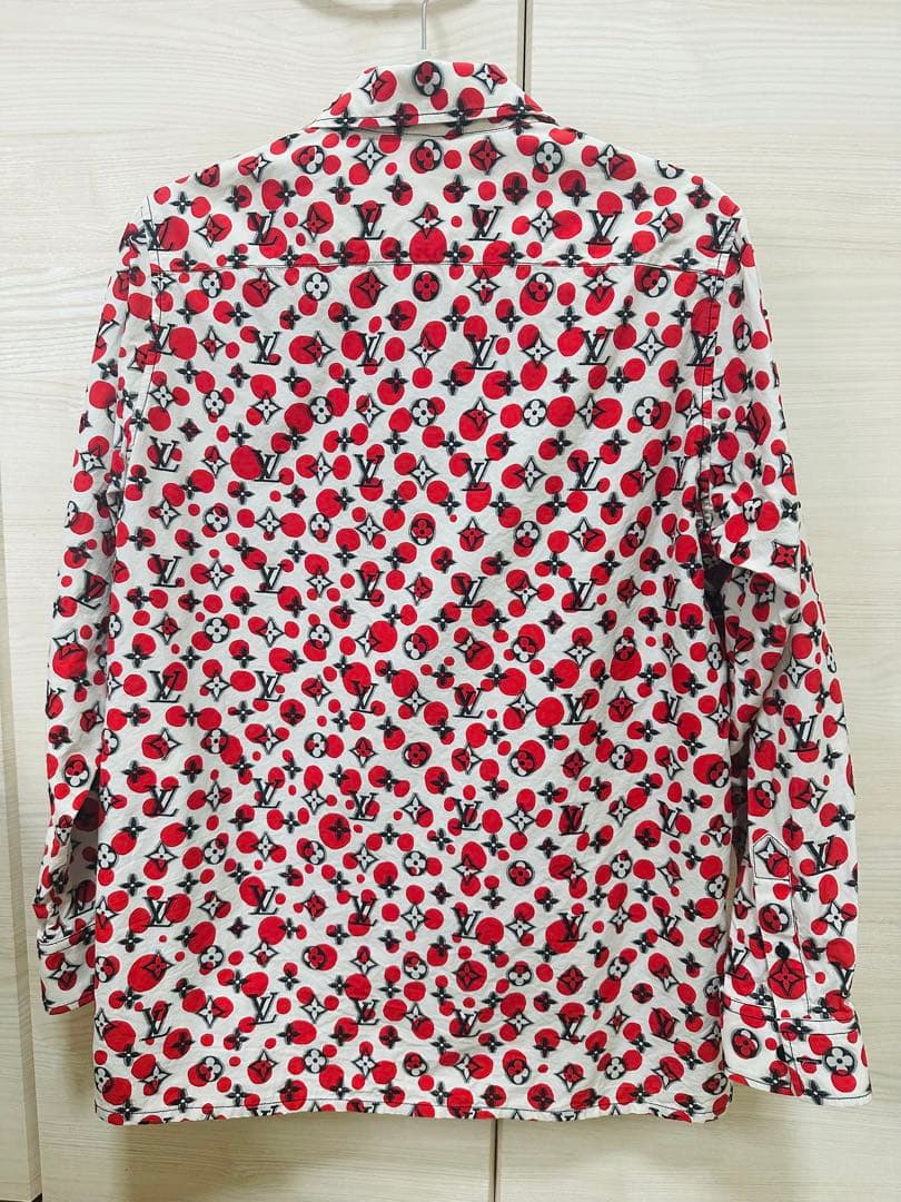 Louis Vuitton yk 赤い長袖シャツ 36