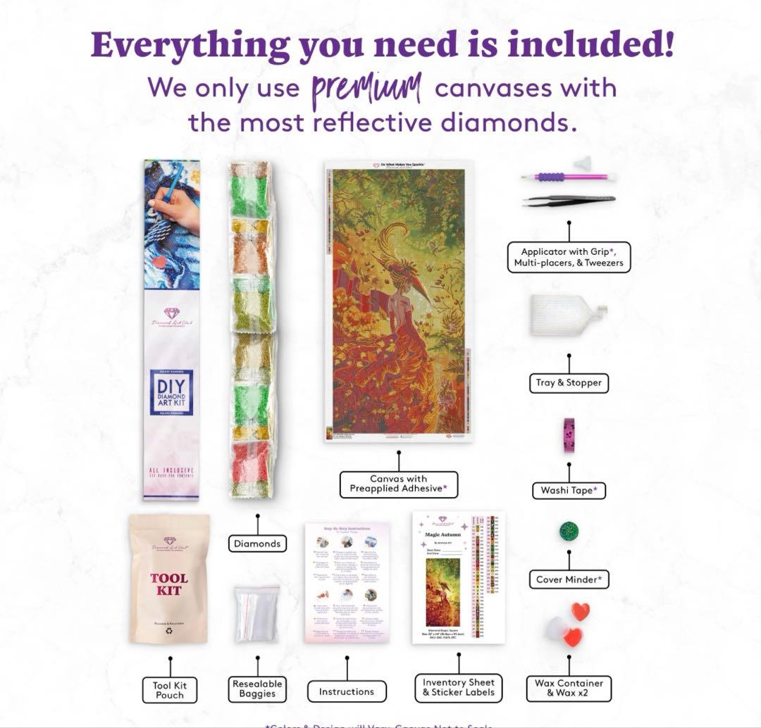 ダイヤモンドアートクラブ　Magic Autumn キット