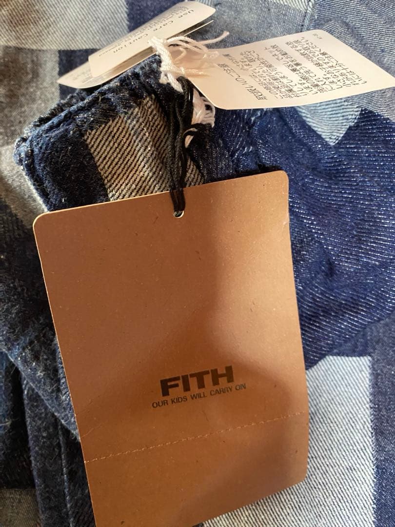 FITH パッチワークデニム サイドポケット 160 02 新品