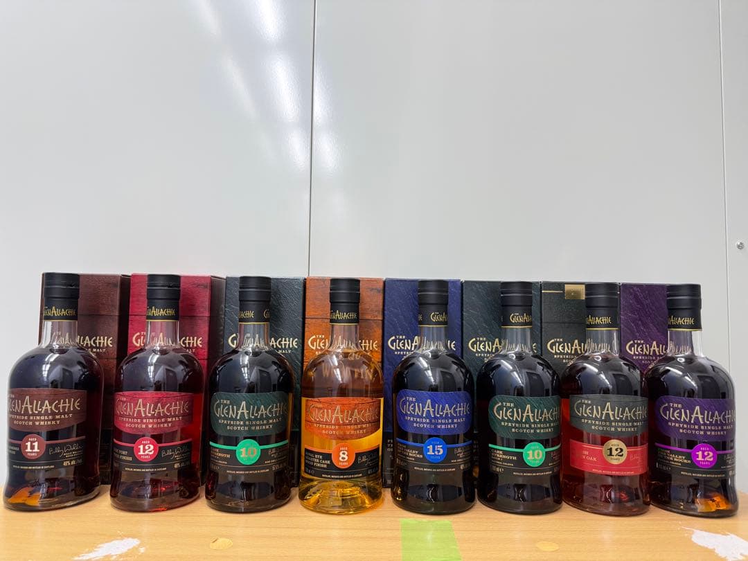 激安！グレンアラヒー8本セット　旧ボトル　15年　12年　10年