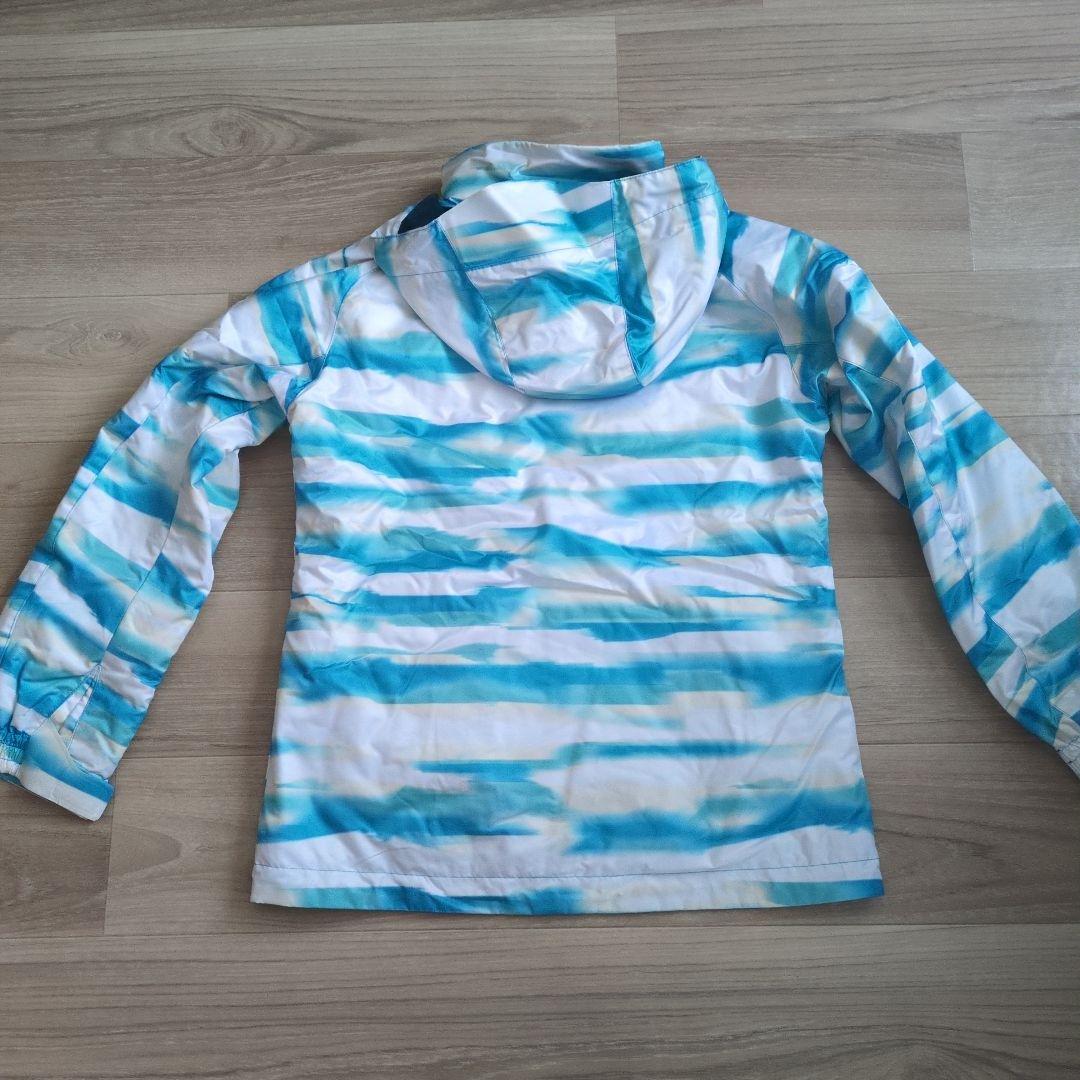 OLIN スキーウェア 青と白のストライプ