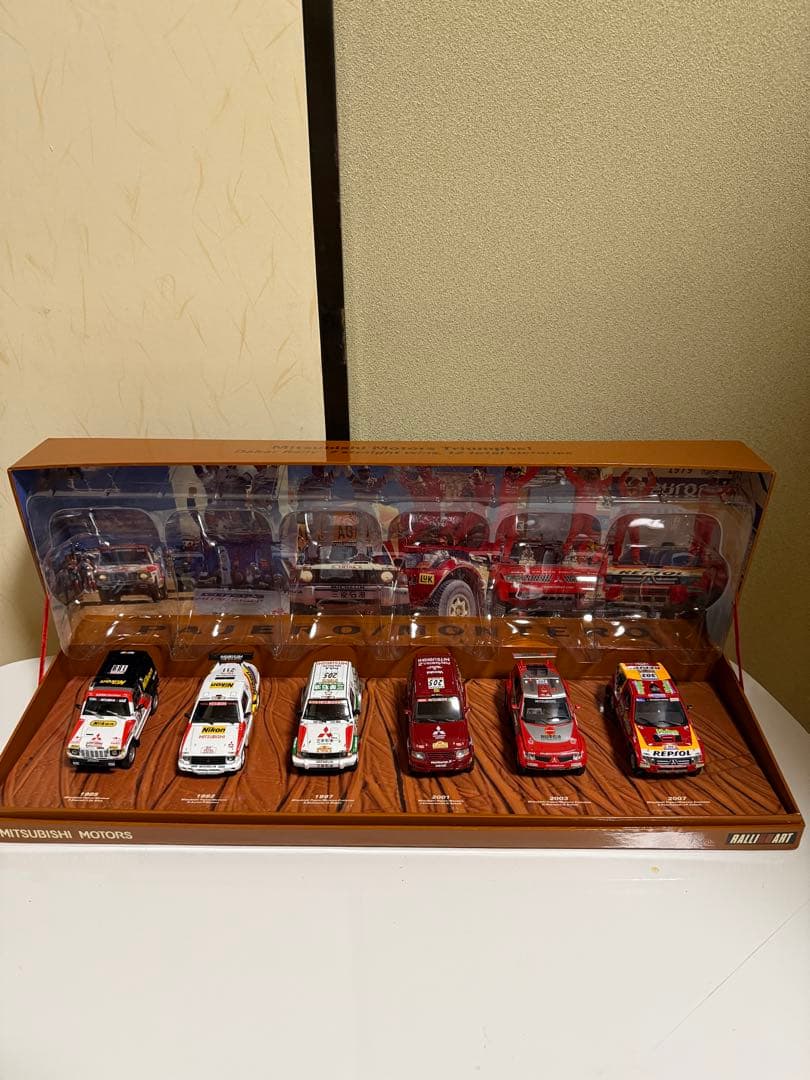 【値下げ】Norev 1/43 三菱パジェロ パリダカ優勝車 6台セット