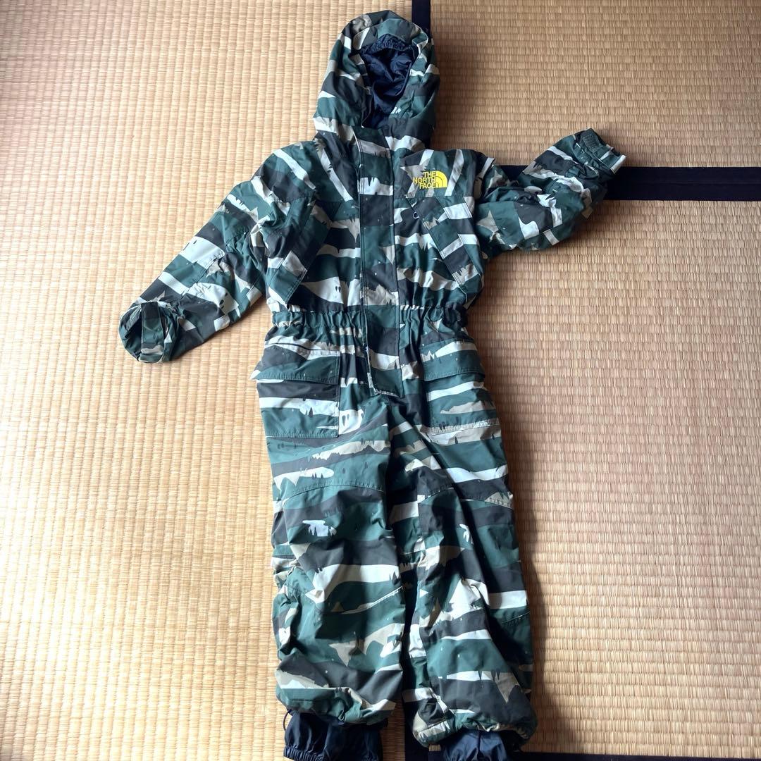THE NORTH FACE 110cm子ども用迷彩スキーウェア