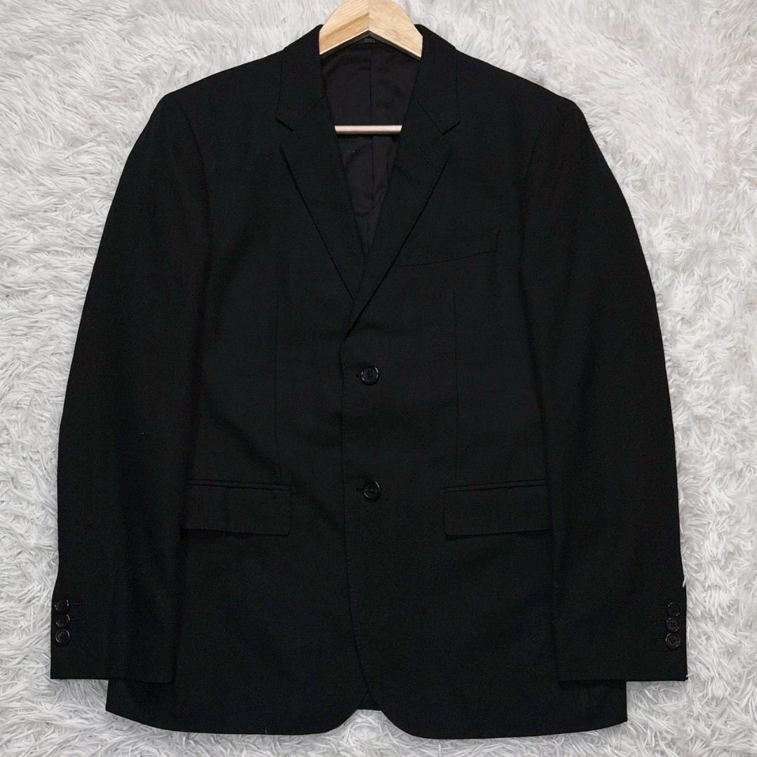 別注 MARGARET HOWELL　ブラック テーラードジャケット M FOX