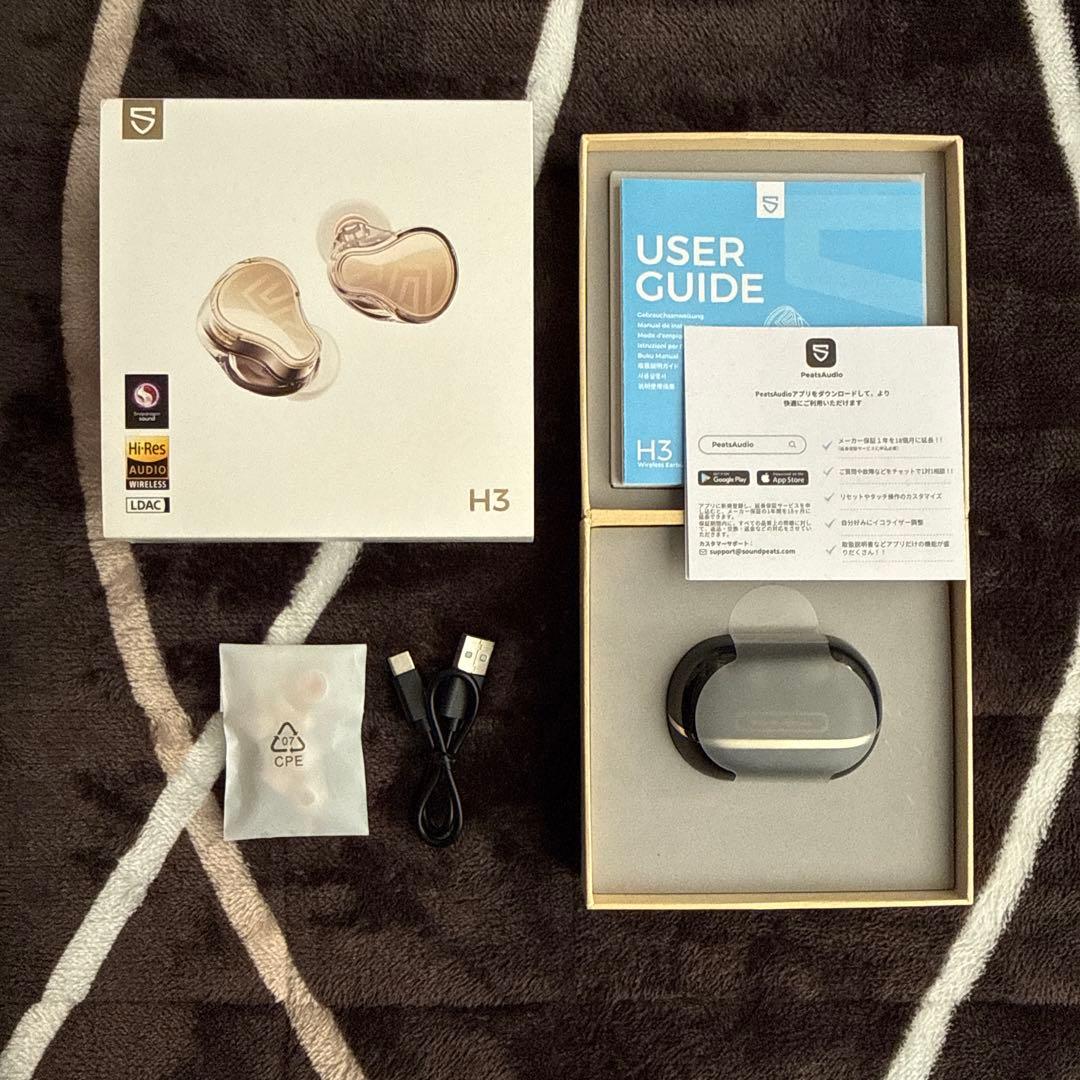 SOUNDPEATS H3 ワイヤレスイヤホン
