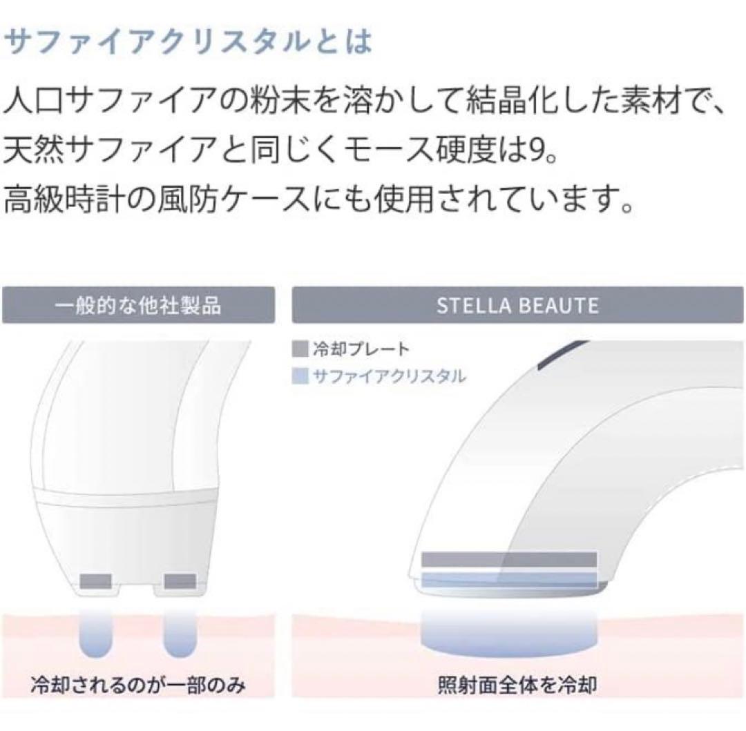 STELLA BEAUTE／ステラボーテ　IPL光美容器 2023マットホワイト