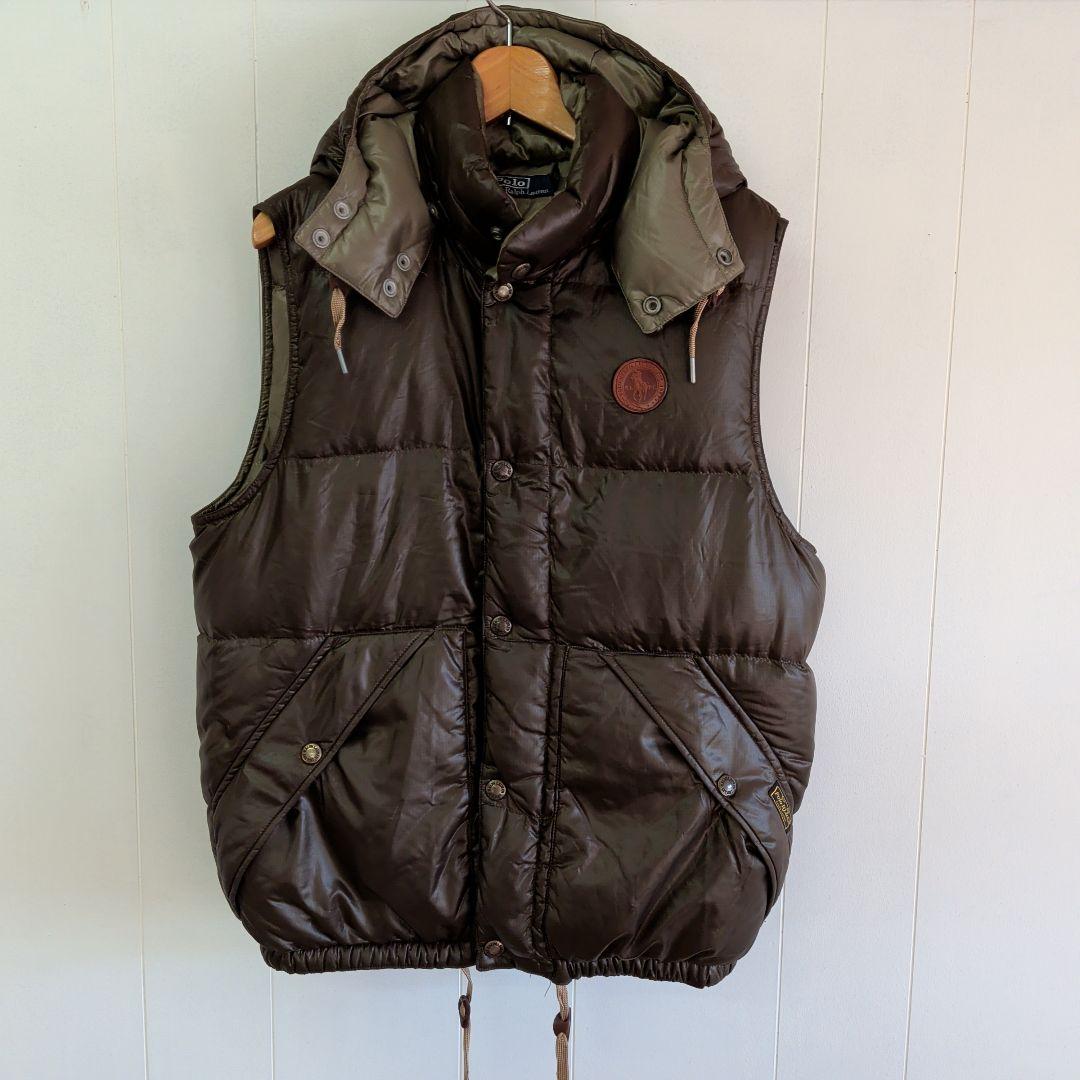 ジャケット・アウター Polo Ralph Lauren down vest M brown