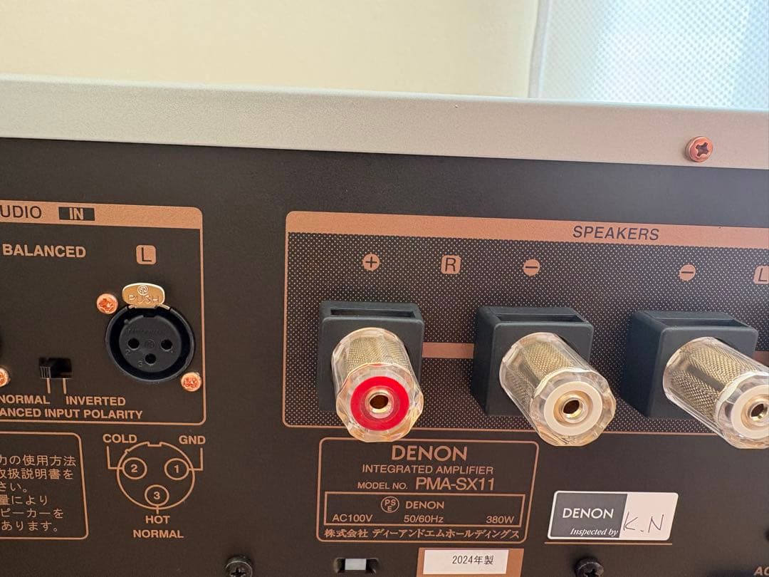 DENON PMA-SX11 リモコン・元箱有 2024年製 ペット無・禁煙環境