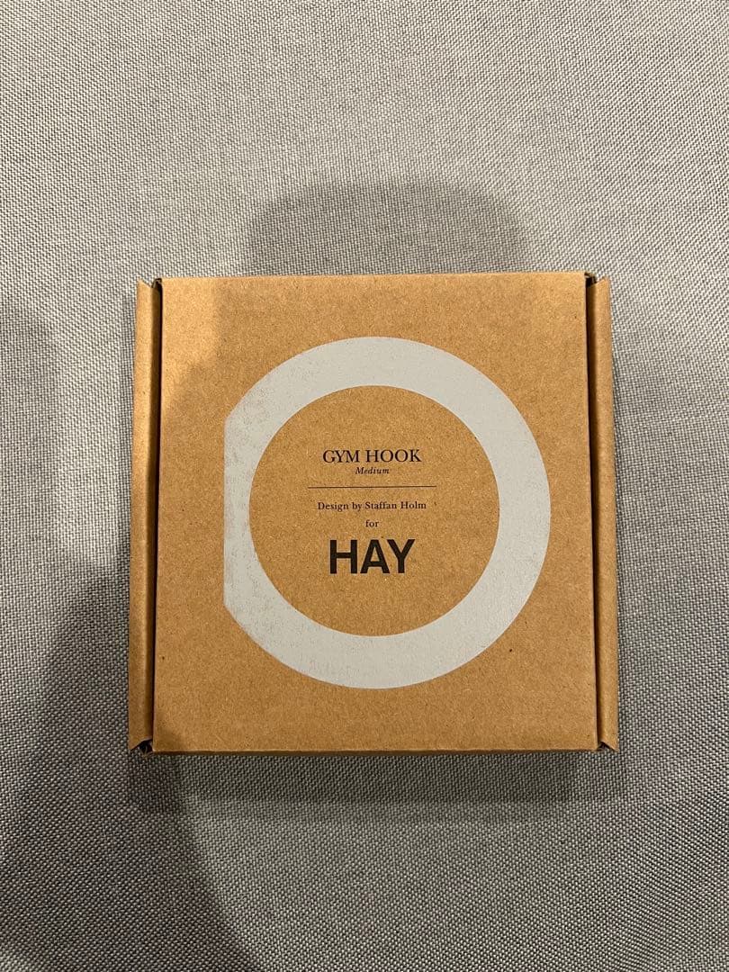 HAY GYM HOOK ジムフック ライトグレー Mタオル掛け