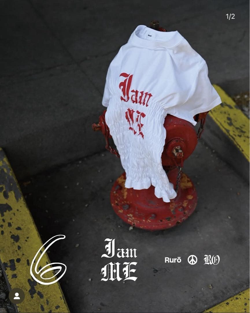 Ruro × 6 SHIRRING Tシャツ　完売商品