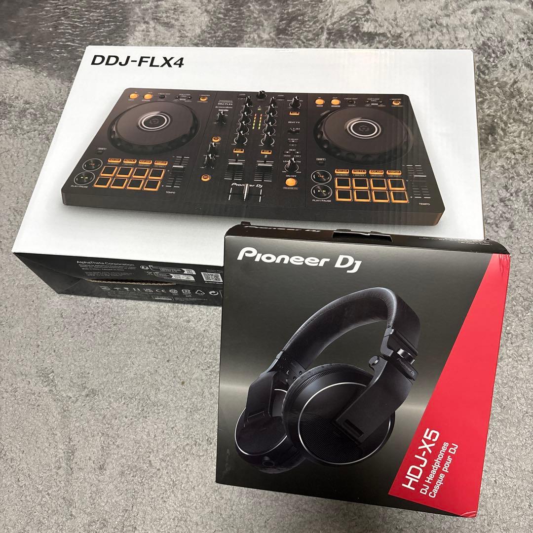 Pioneer DJセット DDJ-FLX4 HDJ-X5