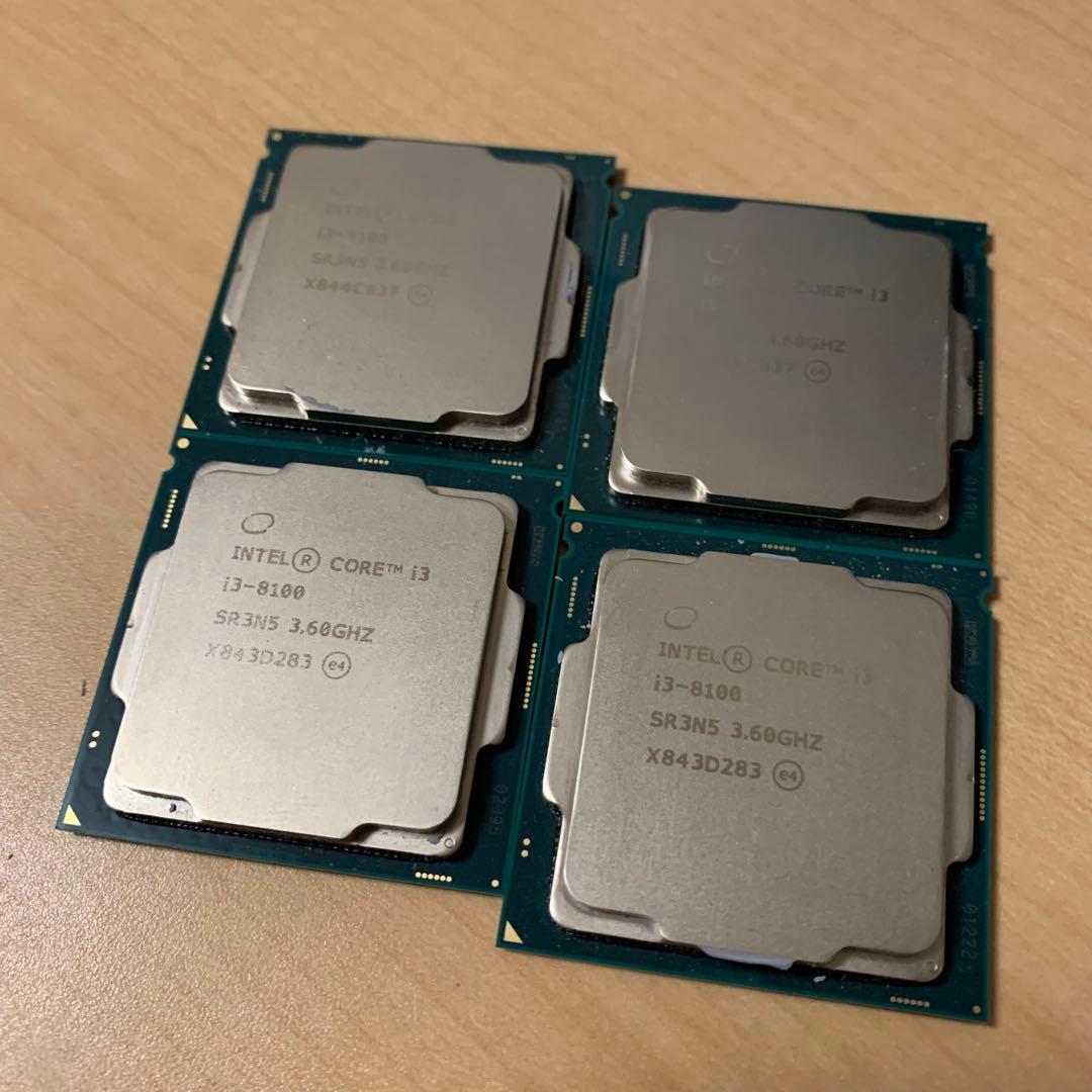 Intel Core i3-8100 4個