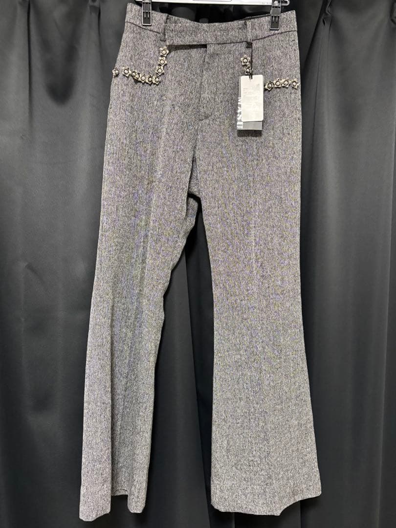 【定価77,000円】MASU フレアトラウザー　サイズ44
