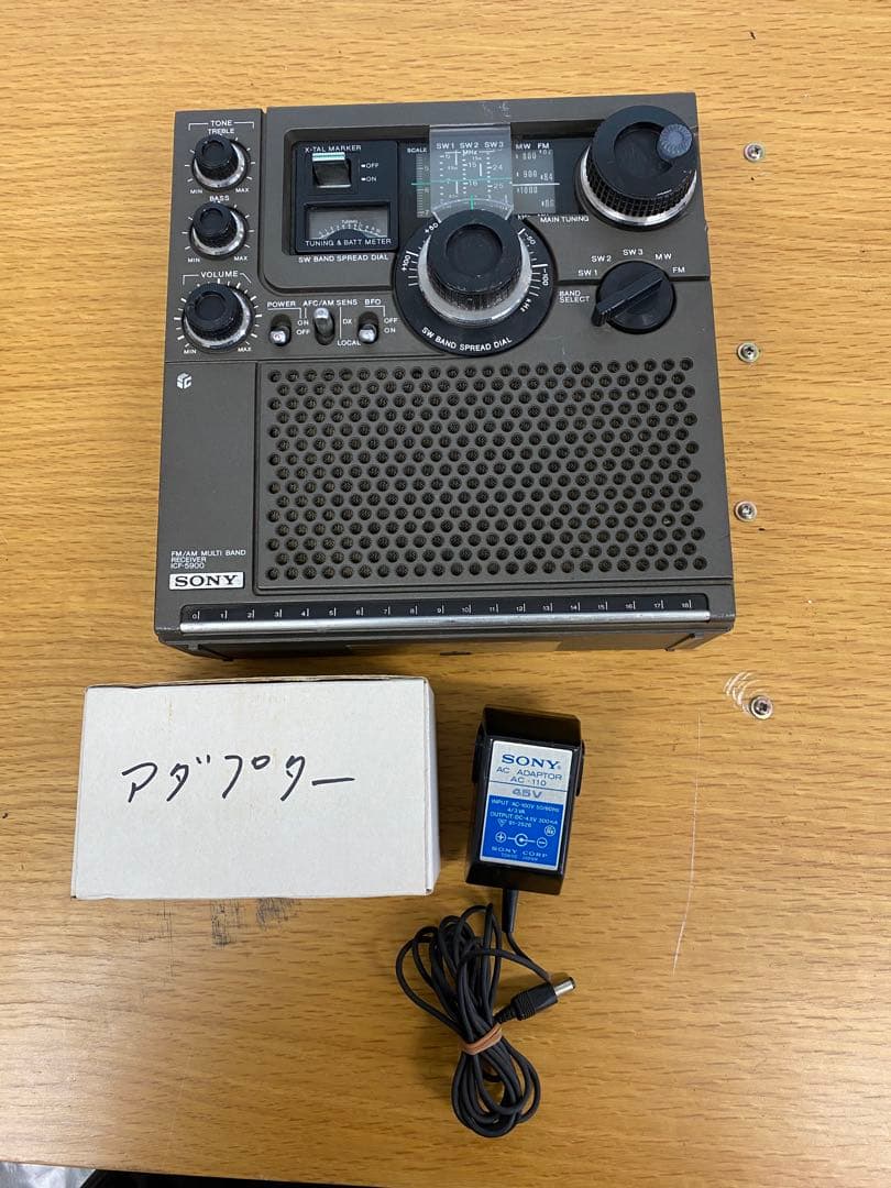 sony スカイセンサー5900ラジオ アダプター付き