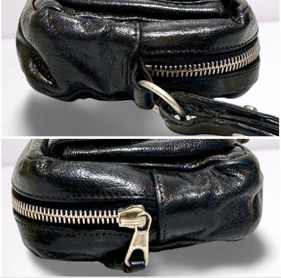 れ*ん様 正規品 バレンシアガ BALENCIAGA レザー クラッチバッグ 黒