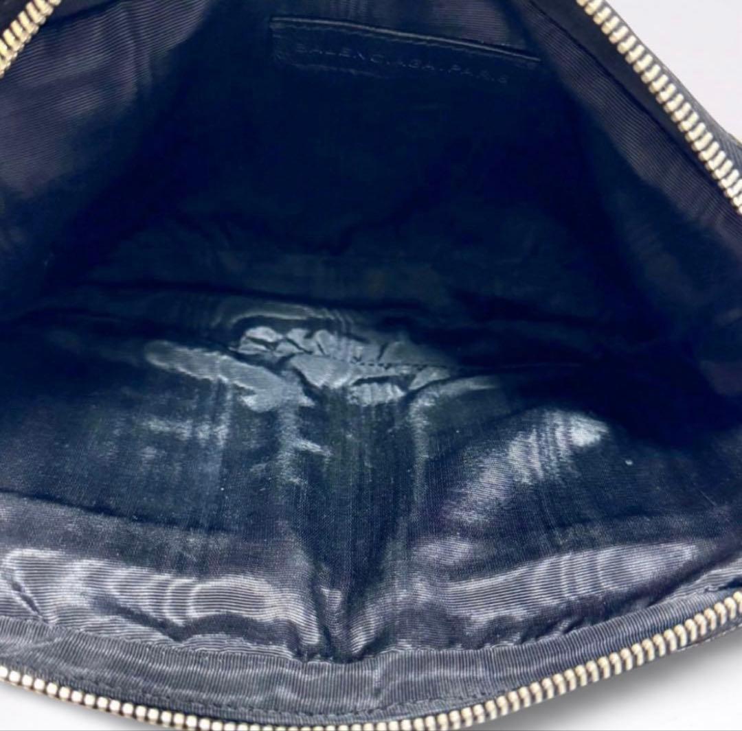れ*ん様 正規品 バレンシアガ BALENCIAGA レザー クラッチバッグ 黒