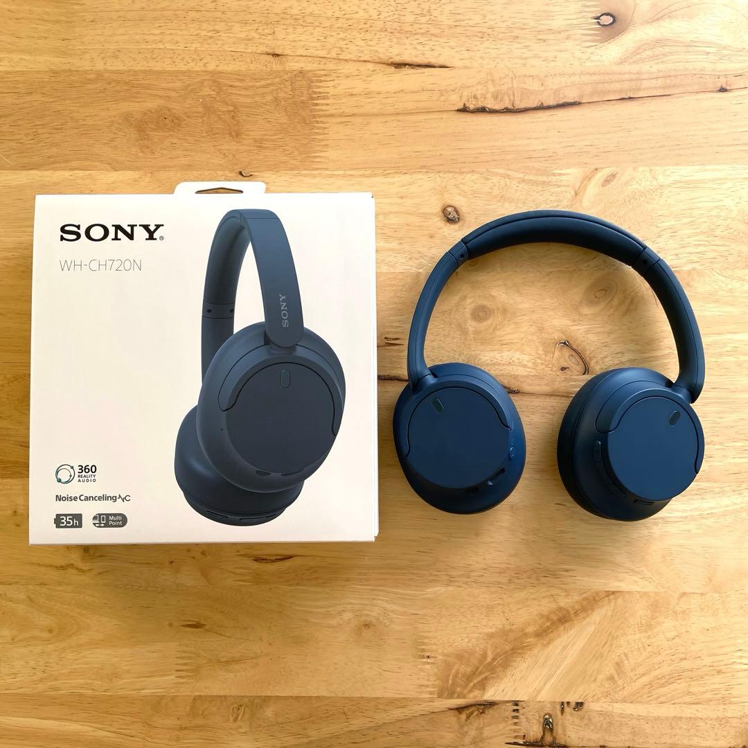 【試着のみ】Sony WH-CH720N ワイヤレスヘッドホン　ブルー