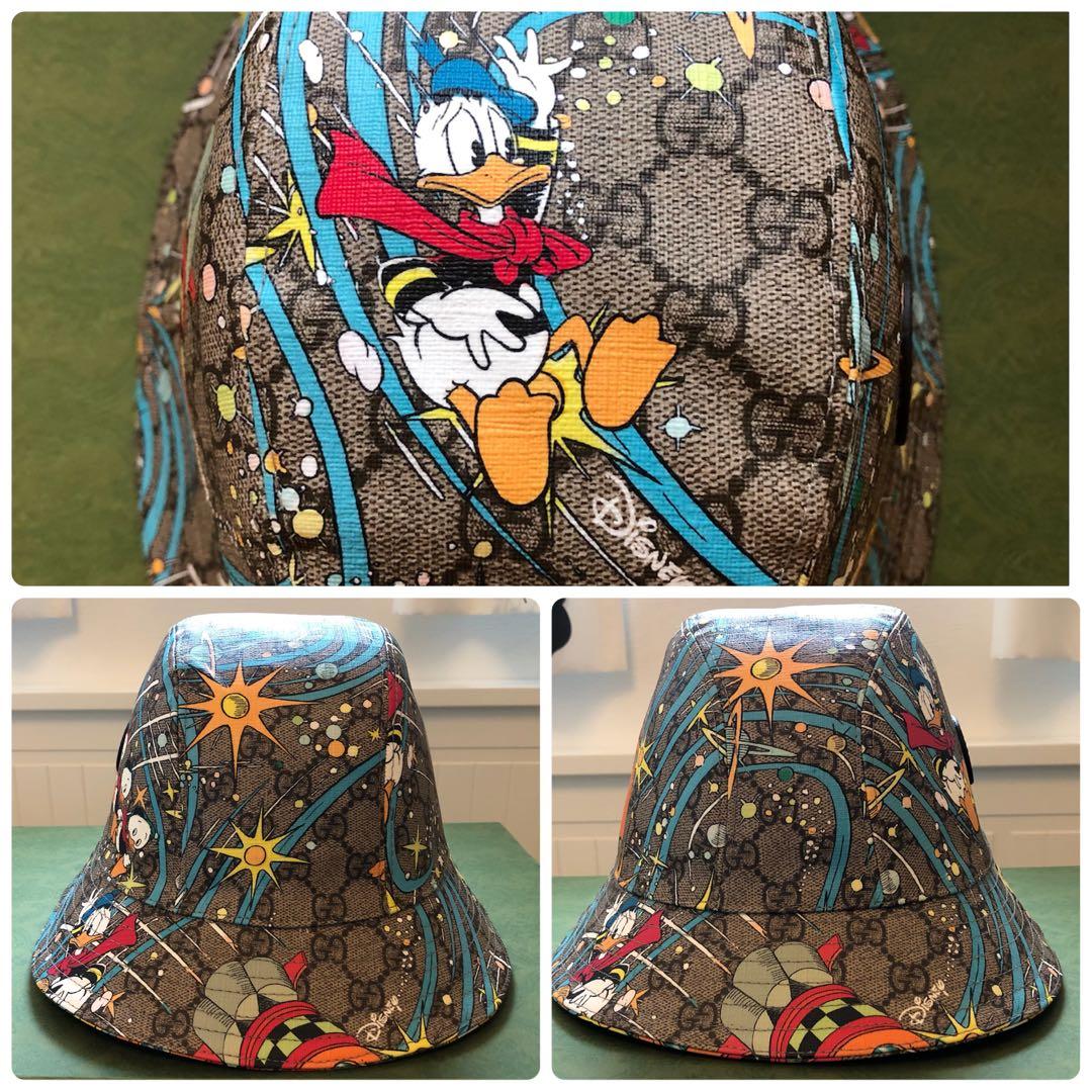 未使用品★GUCCI★グッチ/バケットハット/フェドラ/帽子/ディズニー/ドナル