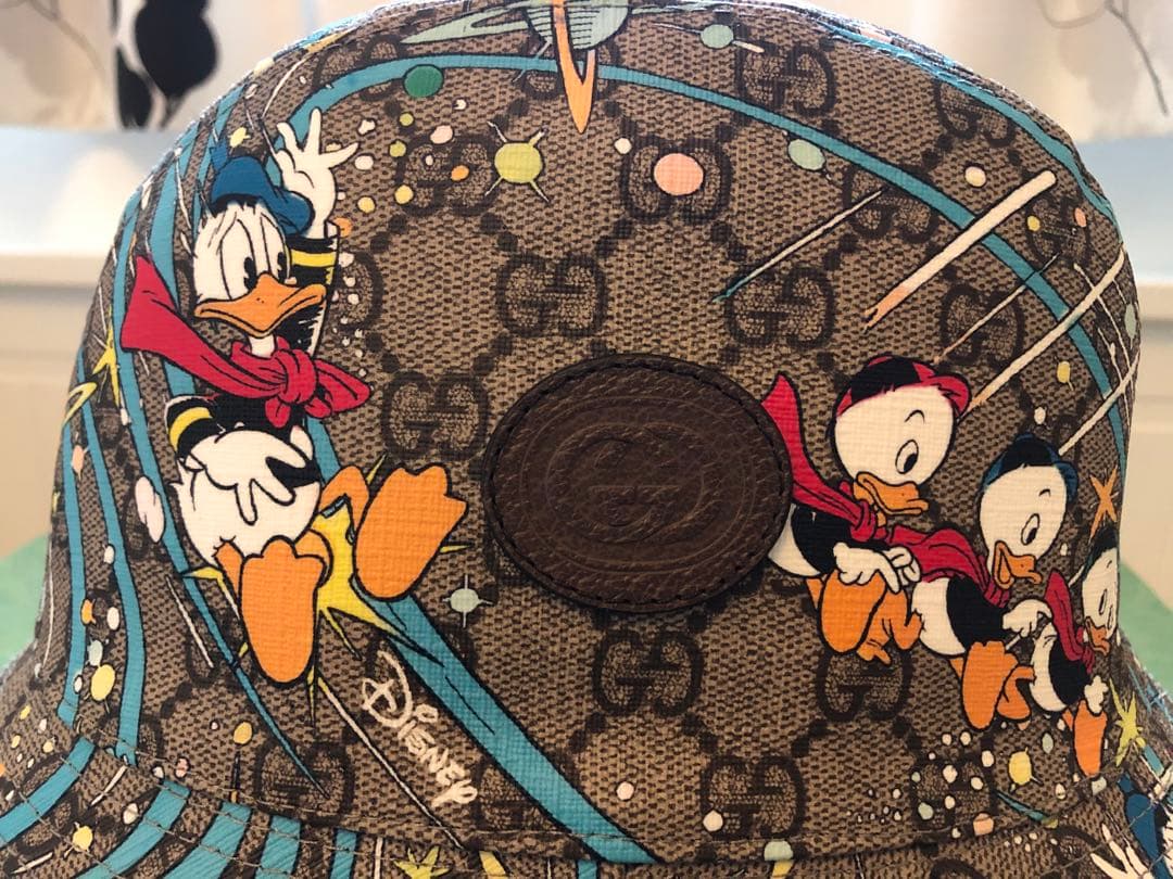 未使用品★GUCCI★グッチ/バケットハット/フェドラ/帽子/ディズニー/ドナル