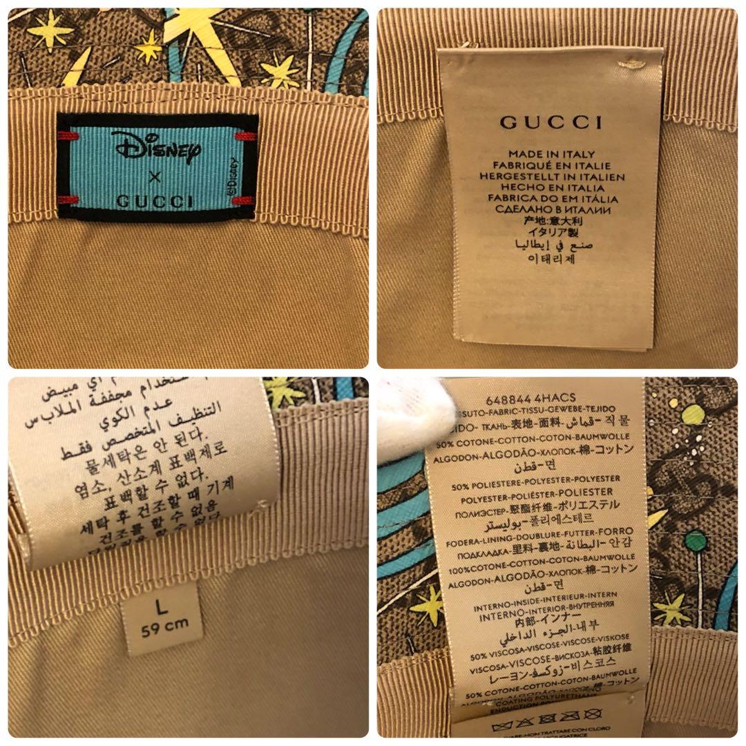 未使用品★GUCCI★グッチ/バケットハット/フェドラ/帽子/ディズニー/ドナル