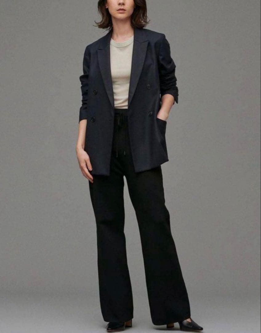 未使用タグ付✨アンクレイヴ ダブルテーラードジャケット 紺ブレ 1 M