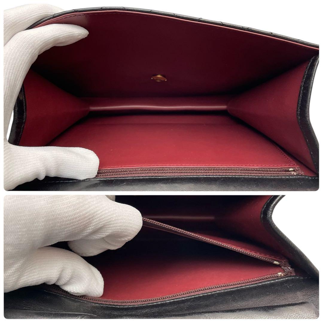 シャネル マトラッセ チェーン ショルダー バッグ ココマーク ラムスキン