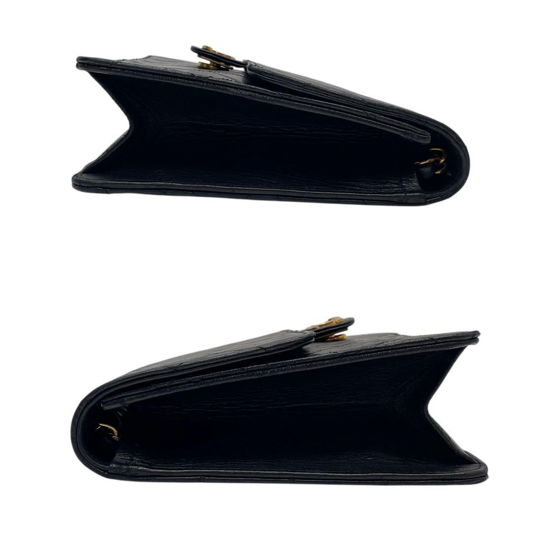 シャネル マトラッセ チェーン ショルダー バッグ ココマーク ラムスキン