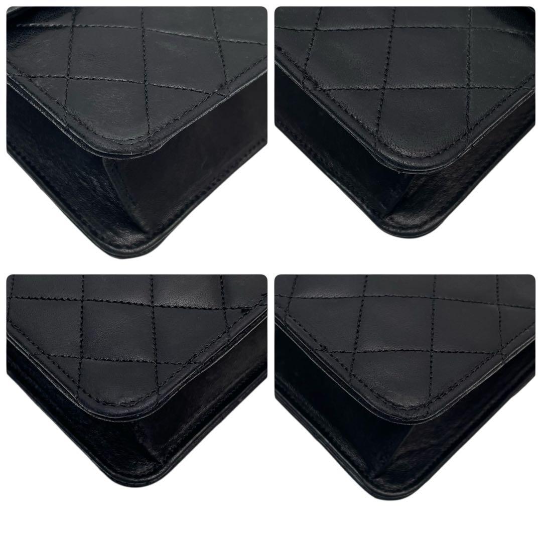 シャネル マトラッセ チェーン ショルダー バッグ ココマーク ラムスキン