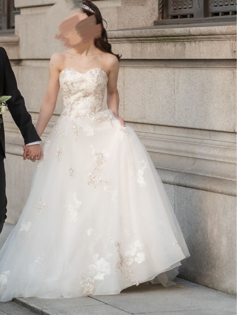 まーくん☆ COCOMELODY ホワイト Aライン ウェディングドレス