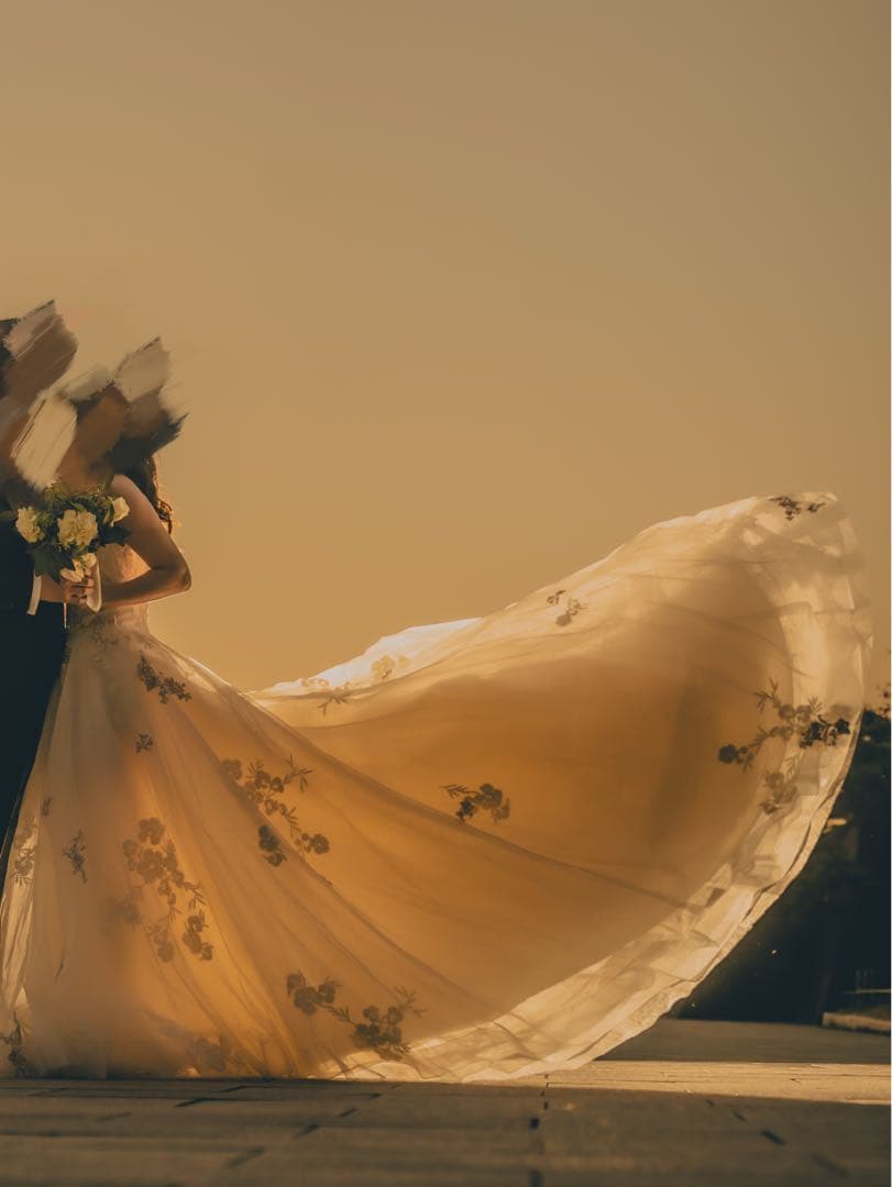 まーくん☆ COCOMELODY ホワイト Aライン ウェディングドレス