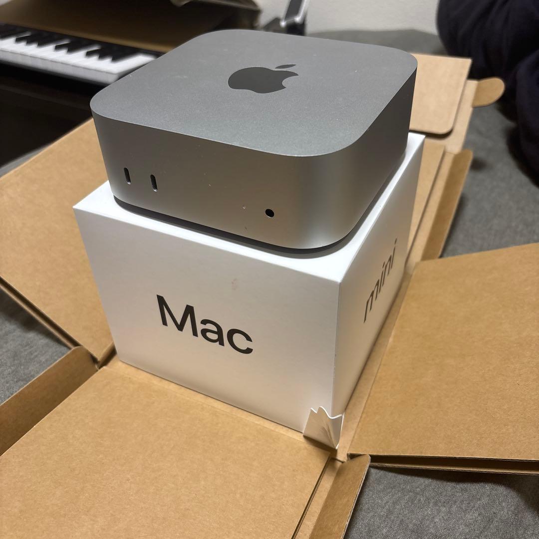 m4 mac mini ssd512gb メモリ24gb