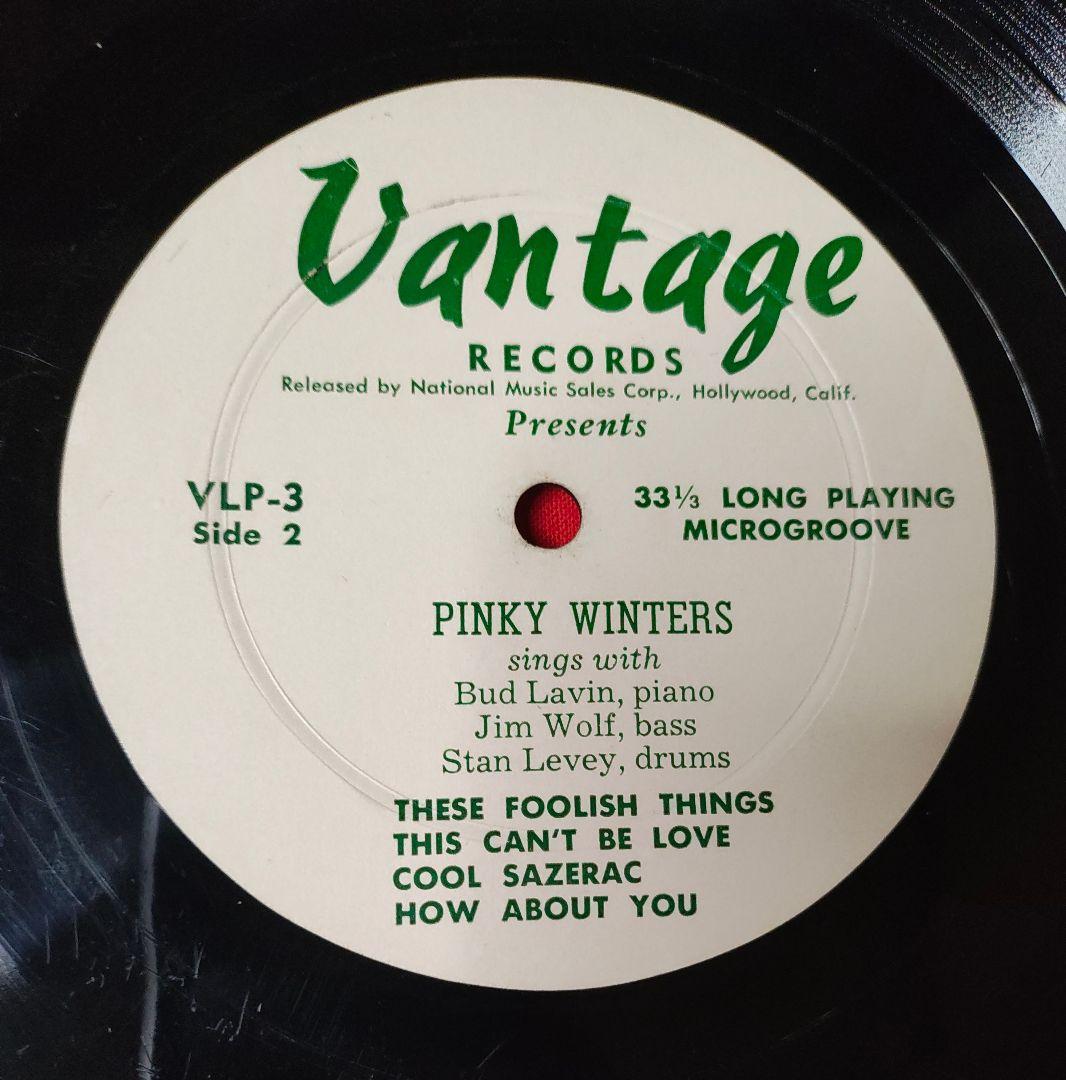 【ジャズ・シンガー、Pinky Wintersの超レア盤★オリジナル 10吋盤