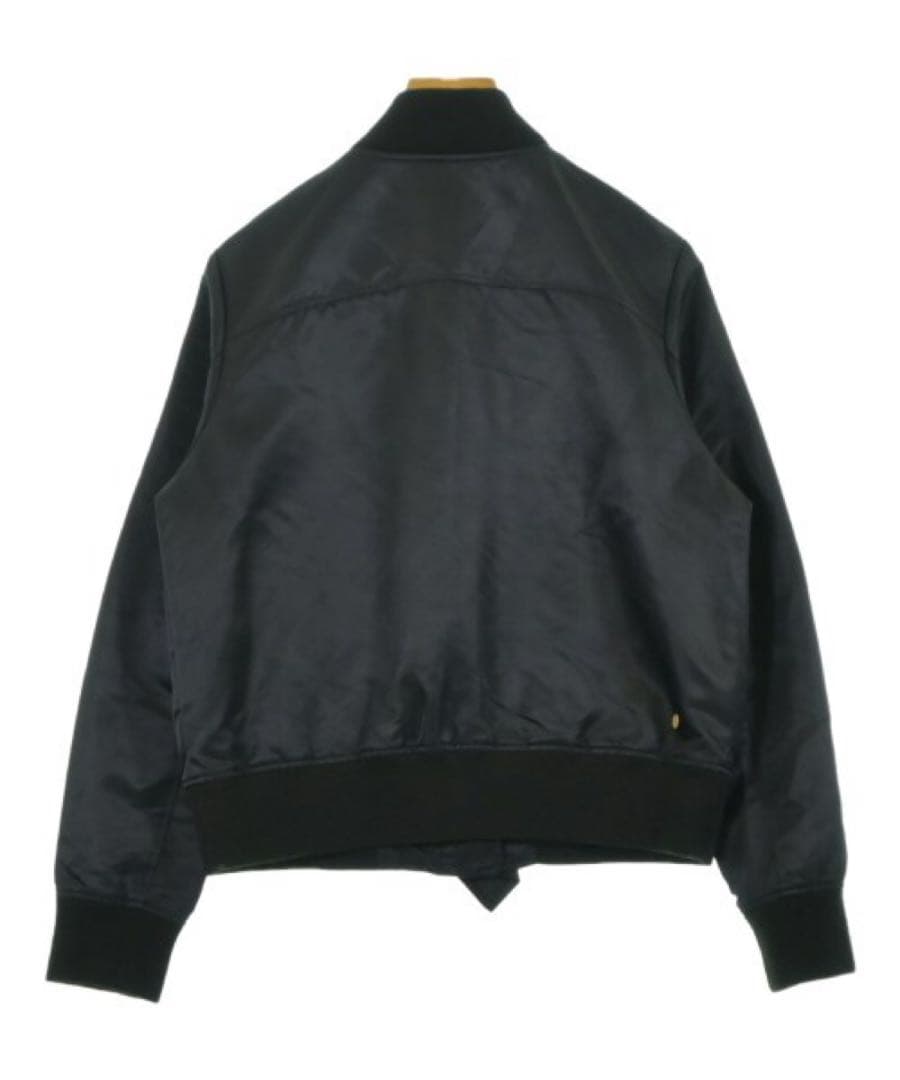 ran☆ 様。MUVEIL ミュベール ブラック フリルジャケット　MA1