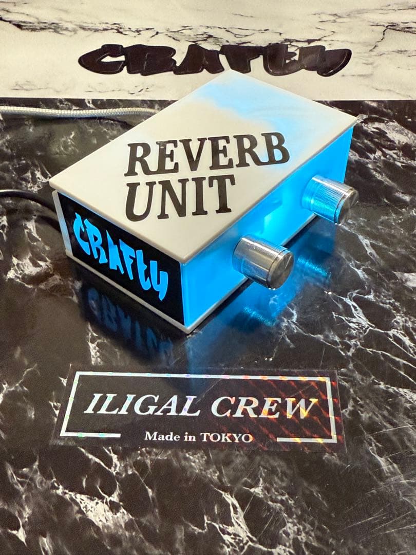 リバーブユニット　CRAFTY2 みずいろ　Bluetooth エフェクター