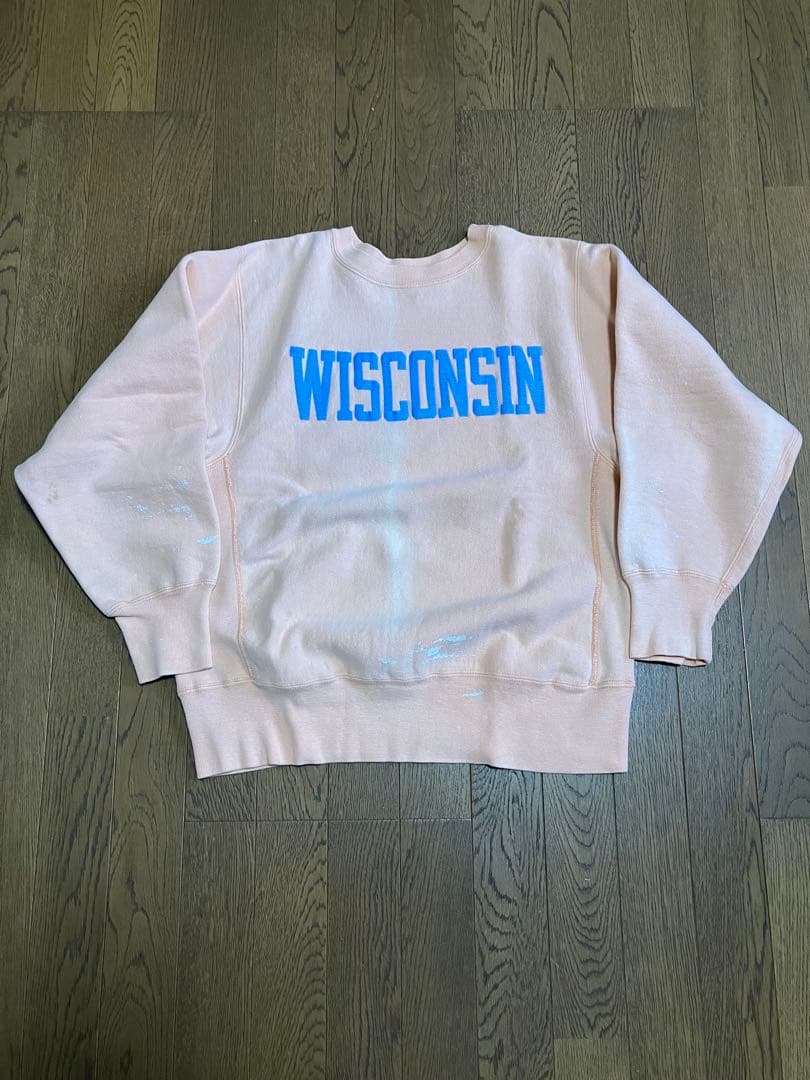 チャンピオン　リバースウィーブ　ウィスコンシン　トリコタグ　Mサイズ