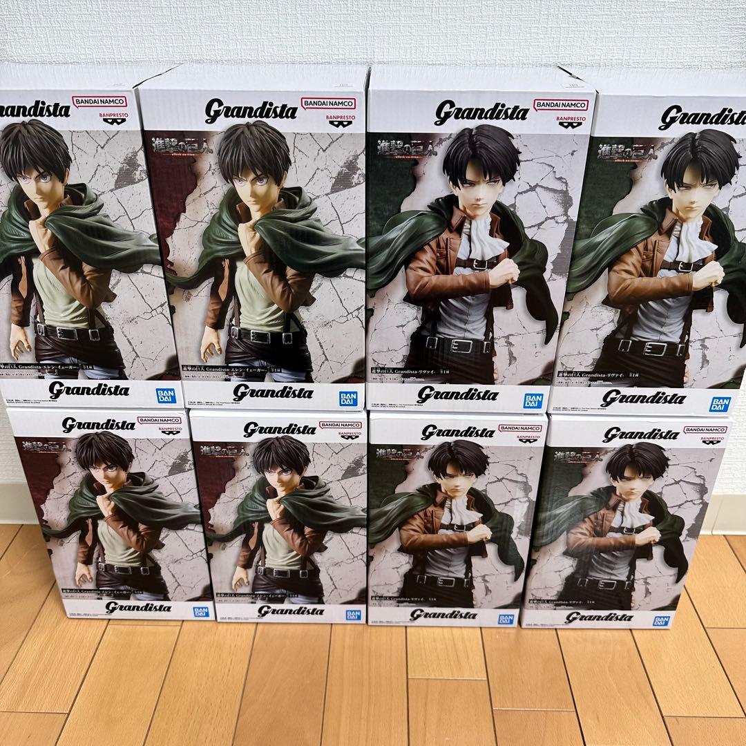 進撃の巨人Grandista-エレン・イェーガー リヴァイ- 8点セット
