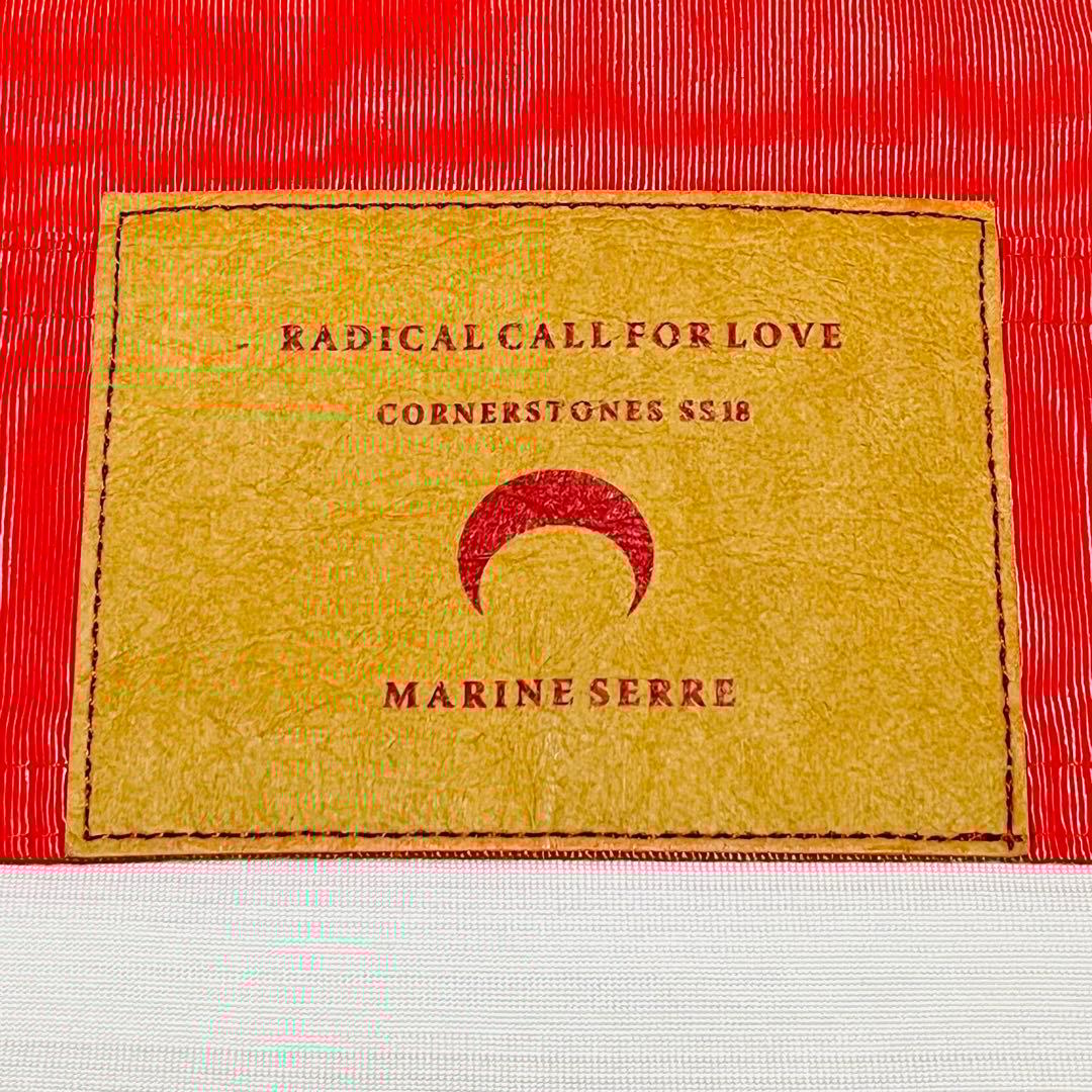 MARINE SERRE マリーンセル シングルライダースジャケット 18SS