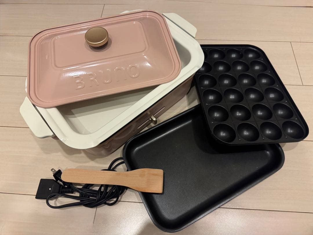 【プレート3種 】 BRUNO コンパクトホットプレート