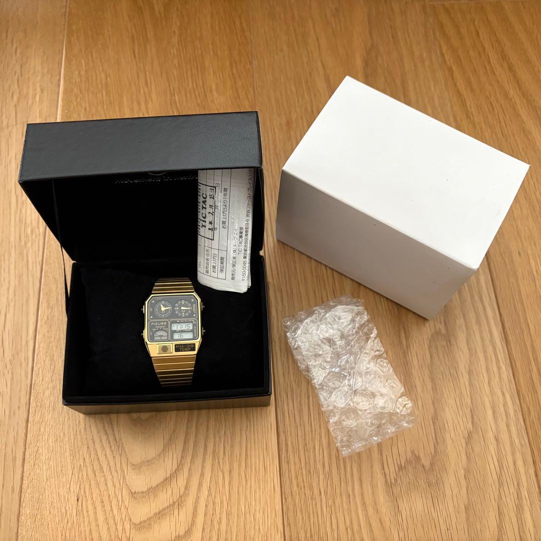 美品 シチズン アナデジテンプ チックタック 別注 デジタル 腕時計 限定