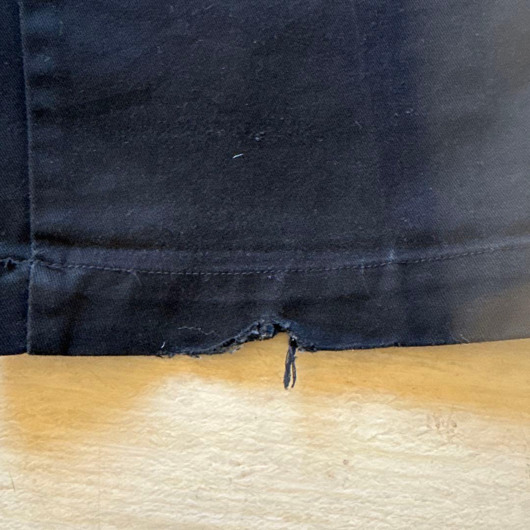 80s USA製　ディッキーズ　874 チビタグ　黒　ブラック　w31