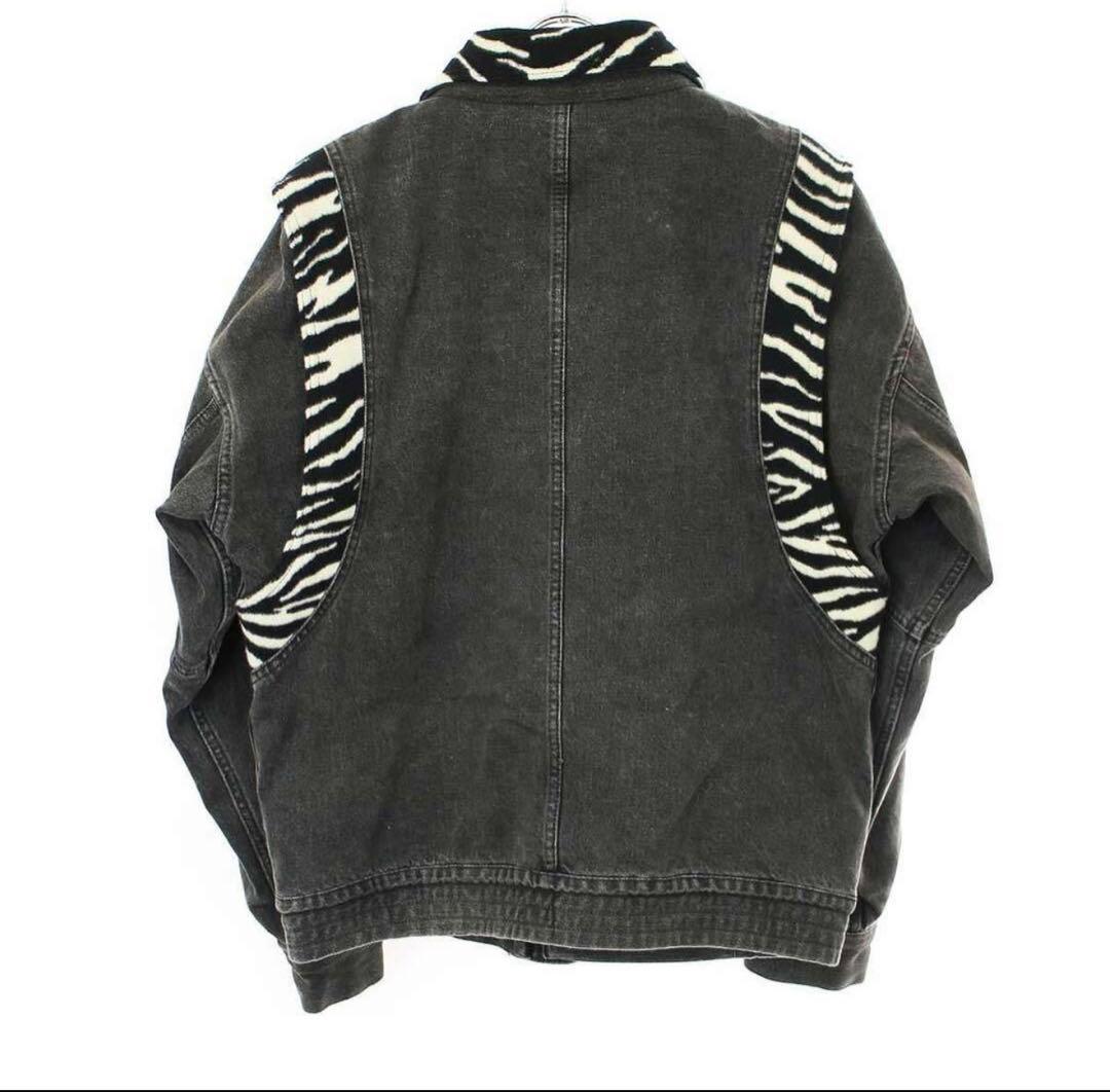 CELINE セリーヌ 21AW ルーズ ゼブラデニムジャケット