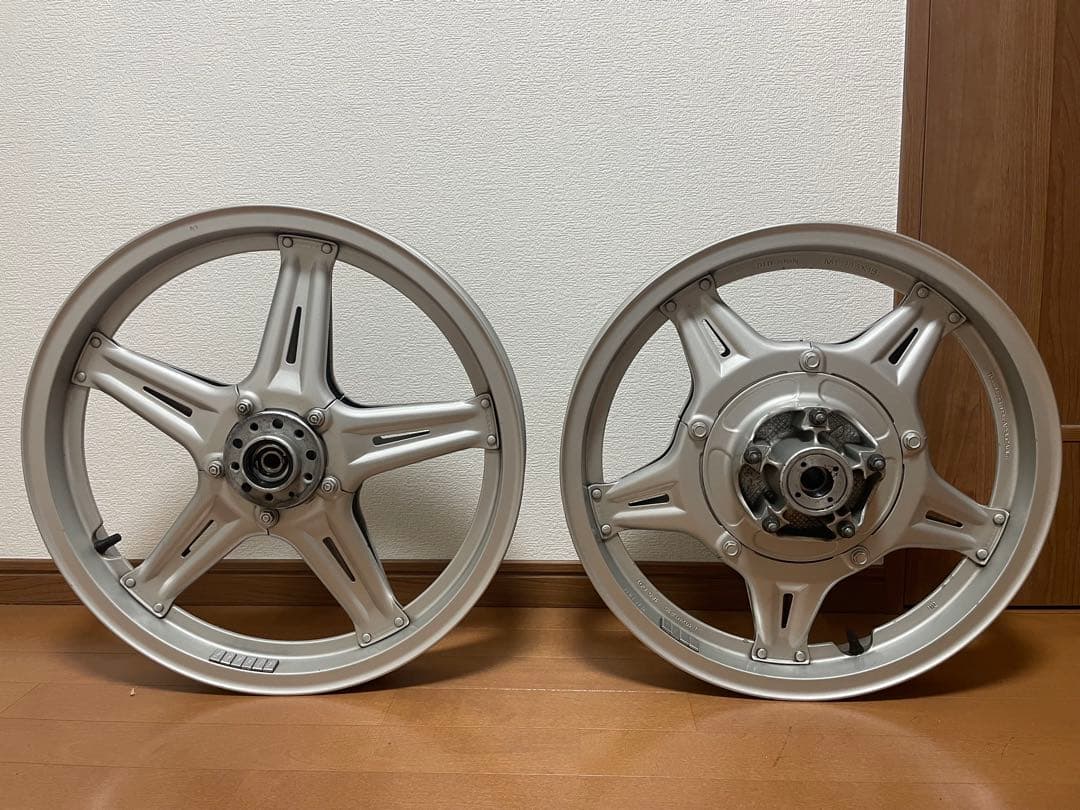 ホンダ CB750F 純正コムスターホイール 前後セット ホイールベアリング新品