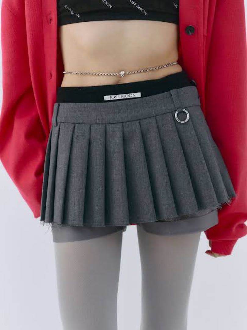 JOSEMOON PLEATS MINI SKIRT/プリーツミニスカート 36