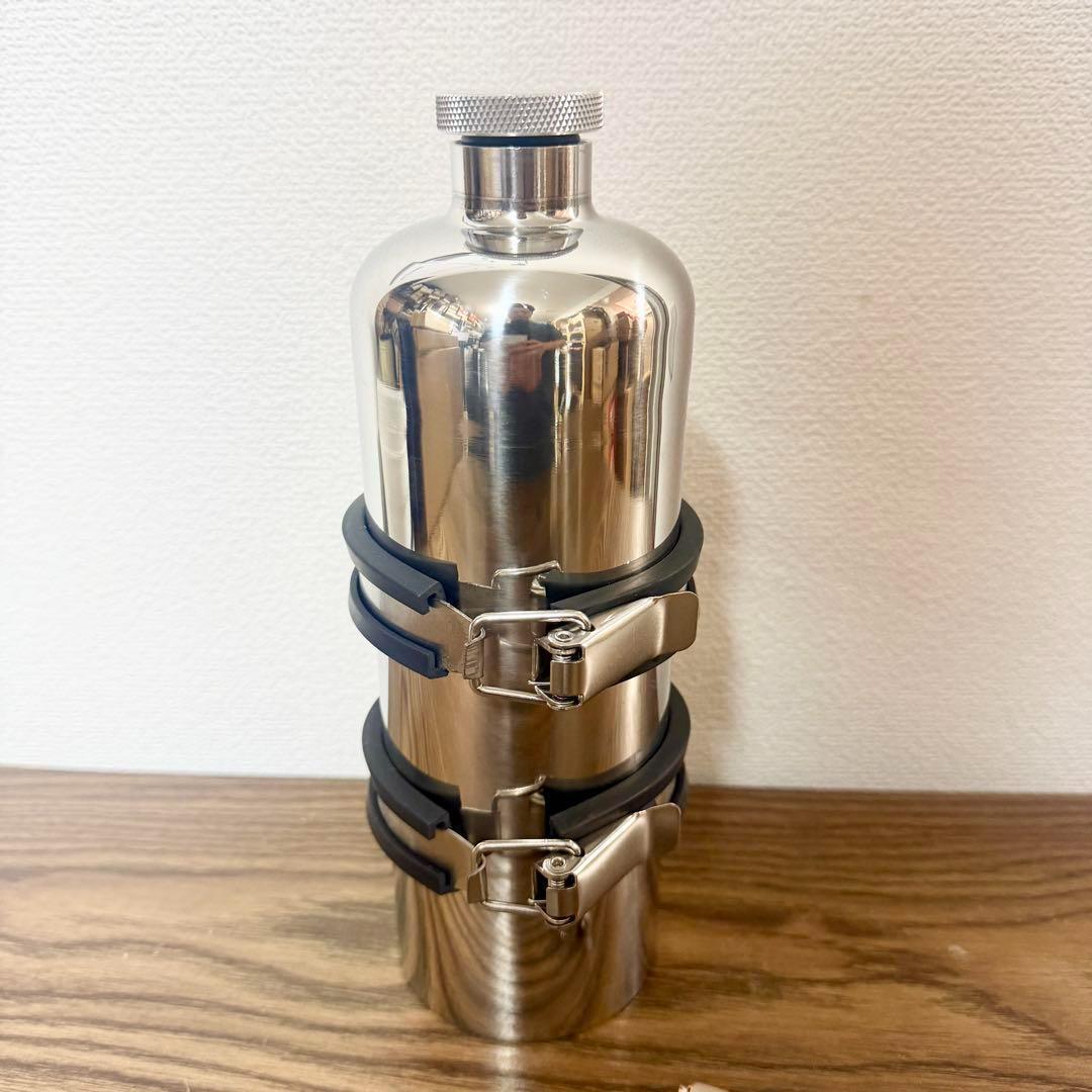 携行缶小　エマージェンシー　ブラケット　ハーレー　タンク　ステンレス　おまけ付き